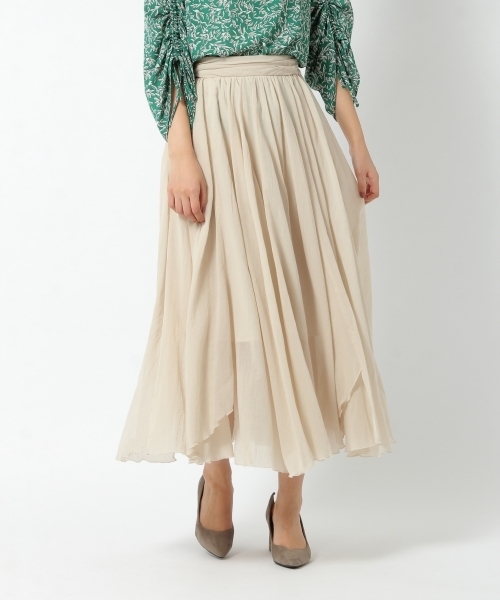 laboratory work(ラボラトリーワーク)の「エアリーランダムフレアスカート(スカート・レディース・ピンク/ブラウン系その他/グレー・MEDIUM)」の3枚目の写真