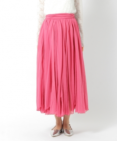 laboratory work(ラボラトリーワーク)の「エアリーランダムフレアスカート(スカート・レディース・ピンク/ブラウン系その他/グレー・MEDIUM)」の13枚目の写真