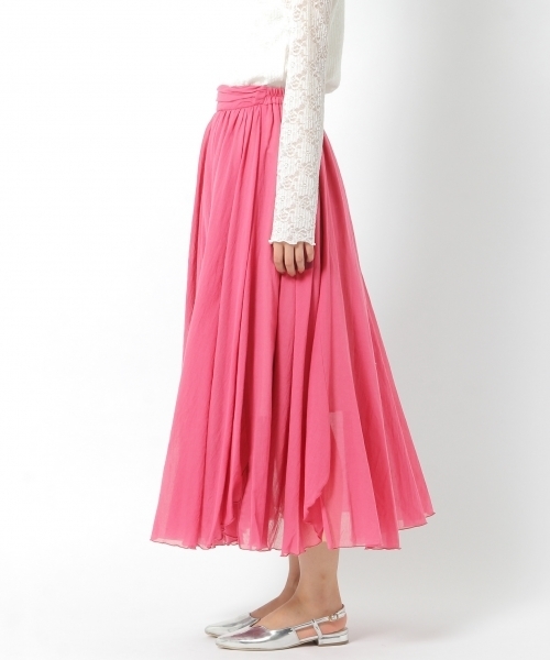 laboratory work(ラボラトリーワーク)の「エアリーランダムフレアスカート(スカート・レディース・ピンク/ブラウン系その他/グレー・MEDIUM)」の16枚目の写真