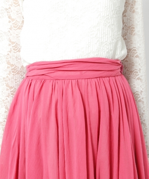 laboratory work(ラボラトリーワーク)の「エアリーランダムフレアスカート(スカート・レディース・ピンク/ブラウン系その他/グレー・MEDIUM)」の15枚目の写真