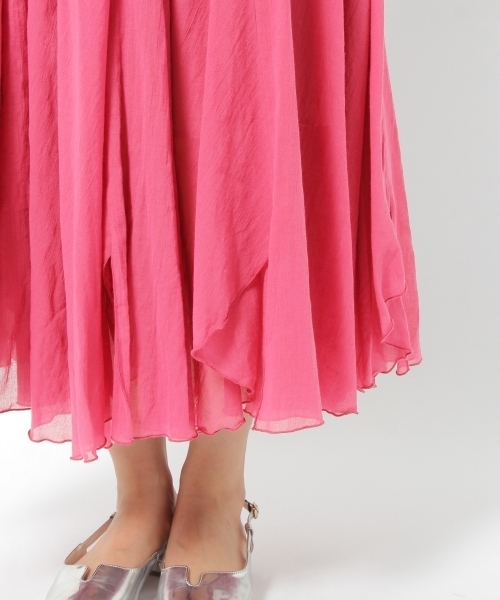 laboratory work(ラボラトリーワーク)の「エアリーランダムフレアスカート(スカート・レディース・ピンク/ブラウン系その他/グレー・MEDIUM)」の10枚目の写真