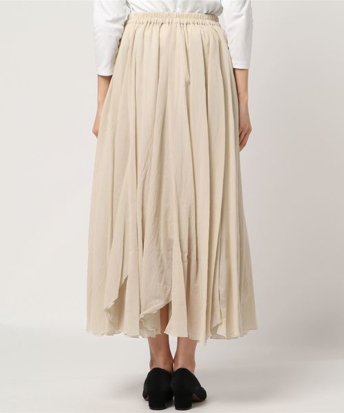 laboratory work(ラボラトリーワーク)の「エアリーランダムフレアスカート(スカート・レディース・ピンク/ブラウン系その他/グレー・MEDIUM)」の4枚目の写真