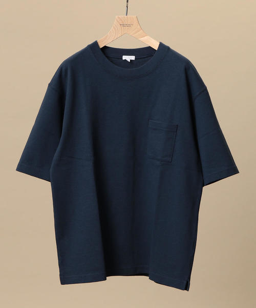 BEAUTY&YOUTH UNITED ARROWS(ビューティーアンドユースユナイテッドアローズ)の「【WEB限定】 by ヘビーウエイト ワイド ハーフスリーブ カットソー о(Tシャツ/カットソー・メンズ・ライトピンク/ブラック/ロイヤルブルー/オリーブ/ホワイト/ライム・SMALL/X-LARGE/MEDIUM/LARGE)」の5枚目の写真