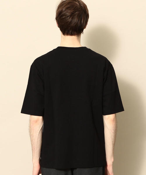 BEAUTY&YOUTH UNITED ARROWS(ビューティーアンドユースユナイテッドアローズ)の「【WEB限定】 by ヘビーウエイト ワイド ハーフスリーブ カットソー о(Tシャツ/カットソー・メンズ・ライトピンク/ブラック/ロイヤルブルー/オリーブ/ホワイト/ライム・SMALL/X-LARGE/MEDIUM/LARGE)」の20枚目の写真