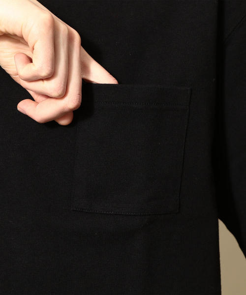 BEAUTY&YOUTH UNITED ARROWS(ビューティーアンドユースユナイテッドアローズ)の「【WEB限定】 by ヘビーウエイト ワイド ハーフスリーブ カットソー о(Tシャツ/カットソー・メンズ・ライトピンク/ブラック/ロイヤルブルー/オリーブ/ホワイト/ライム・SMALL/X-LARGE/MEDIUM/LARGE)」の17枚目の写真