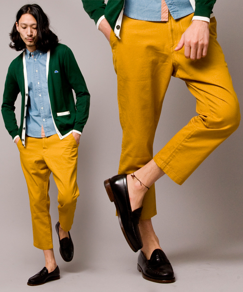 BEAUTY&YOUTH UNITED ARROWS（ビューティーアンドユースユナイテッドアローズ）の「by ∴ カラー チノ ノープリーツパンツ 8LEG ◆ §2（チノパンツ・メンズ・ベージュ/ダークグリーン/ネイビー/マスタード・SMALL/MEDIUM/LARGE/X-LARGE）」の4枚目の写真