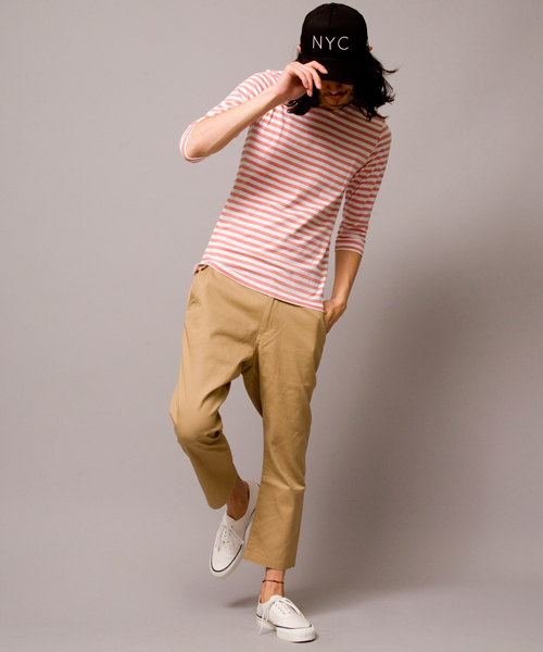 BEAUTY&YOUTH UNITED ARROWS（ビューティーアンドユースユナイテッドアローズ）の「by ∴ カラー チノ ノープリーツパンツ 8LEG ◆ §2（チノパンツ・メンズ・ベージュ/ダークグリーン/ネイビー/マスタード・SMALL/MEDIUM/LARGE/X-LARGE）」の5枚目の写真