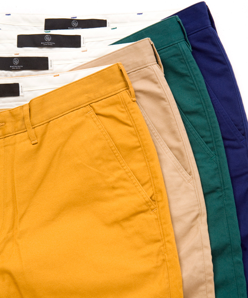 BEAUTY&YOUTH UNITED ARROWS（ビューティーアンドユースユナイテッドアローズ）の「by ∴ カラー チノ ノープリーツパンツ 8LEG ◆ §2（チノパンツ・メンズ・ベージュ/ダークグリーン/ネイビー/マスタード・SMALL/MEDIUM/LARGE/X-LARGE）」の13枚目の写真