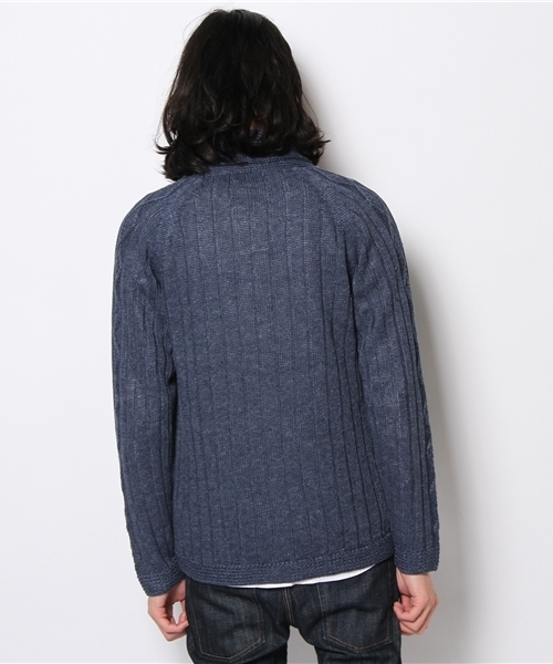 SHIPS（シップス）の「SC: トグル リネン ショールカーディガン（カーディガン/ボレロ・メンズ・ホワイト/グレー/ネイビー・SMALL/MEDIUM/LARGE/X-LARGE）」の6枚目の写真