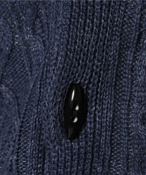 SHIPS（シップス）の「SC: トグル リネン ショールカーディガン（カーディガン/ボレロ・メンズ・ホワイト/グレー/ネイビー・SMALL/MEDIUM/LARGE/X-LARGE）」の10枚目の写真