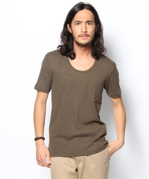 WEGO/フライスUネックTee（S）