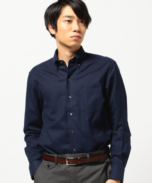 セール ワンピースカラーコットンテンセルツイルシャツ ビジネスシャツ Crowded Closet クラウデッドクローゼット のファッション通販 Zozotown