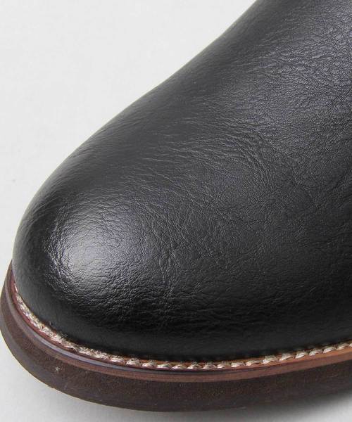 glabella(グラベラ)の「プレーントゥ カジュアル サイドゴアブーツ(ブーツ・メンズ・ブラック/ダークブラウン/キャメル・S/M/L)」の10枚目の写真