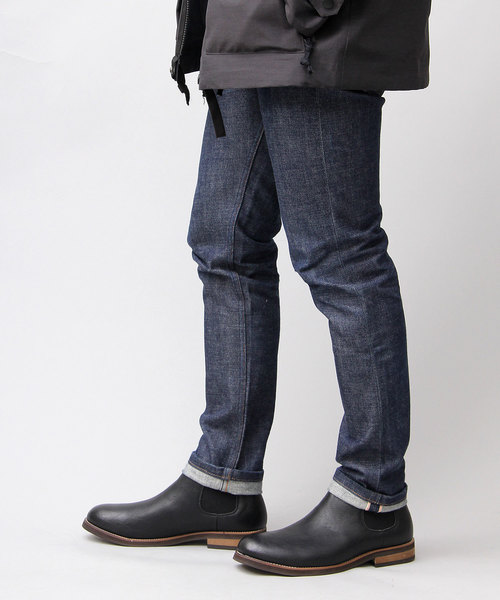 glabella(グラベラ)の「プレーントゥ カジュアル サイドゴアブーツ(ブーツ・メンズ・ブラック/ダークブラウン/キャメル・S/M/L)」の16枚目の写真