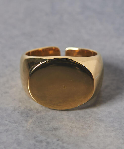 UNITED ARROWS(ユナイテッドアローズ)の「UWSC オーバル リング ①◆(リング・レディース・ゴールド・FREE)」の2枚目の写真