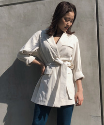 Ameri | LITTLE LINEN OVER JACKET(テーラードジャケット)