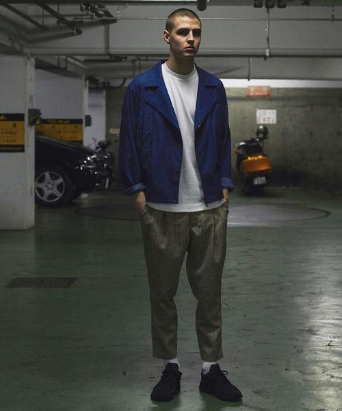 coen（コーエン）の「【GO OUT6月号掲載】ポンチビッグシルエットT(UTILITY LINE)（Tシャツ/カットソー・メンズ・パープル/Brick /ホワイト/ブラック・SMALL/MEDIUM/LARGE）」の7枚目の写真