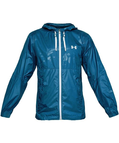 UNDER ARMOUR（アンダーアーマー）の「メンズアウトドアジャケット / プリベイルウィンドブレーカー（ナイロンジャケット・メンズ・ライトグレー/ブラック×グレー・MD/SM/XL/LG）」の7枚目の写真