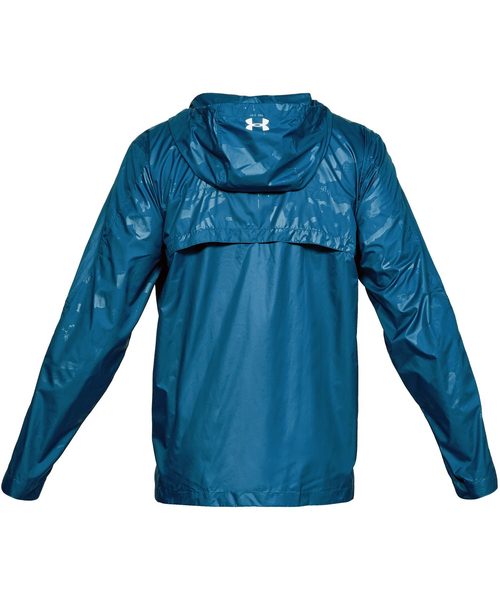 UNDER ARMOUR（アンダーアーマー）の「メンズアウトドアジャケット / プリベイルウィンドブレーカー（ナイロンジャケット・メンズ・ライトグレー/ブラック×グレー・MD/SM/XL/LG）」の8枚目の写真