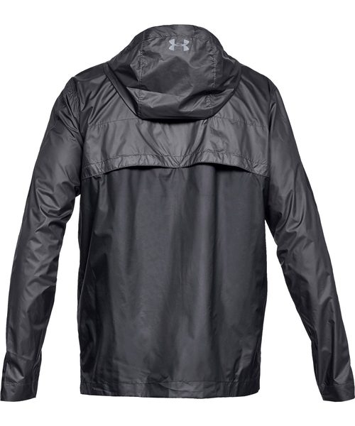 UNDER ARMOUR（アンダーアーマー）の「メンズアウトドアジャケット / プリベイルウィンドブレーカー（ナイロンジャケット・メンズ・ライトグレー/ブラック×グレー・MD/SM/XL/LG）」の14枚目の写真