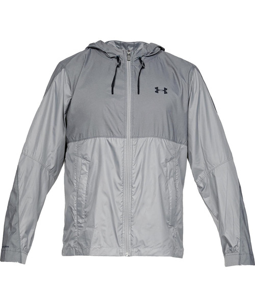 UNDER ARMOUR（アンダーアーマー）の「メンズアウトドアジャケット / プリベイルウィンドブレーカー（ナイロンジャケット・メンズ・ライトグレー/ブラック×グレー・MD/SM/XL/LG）」の18枚目の写真