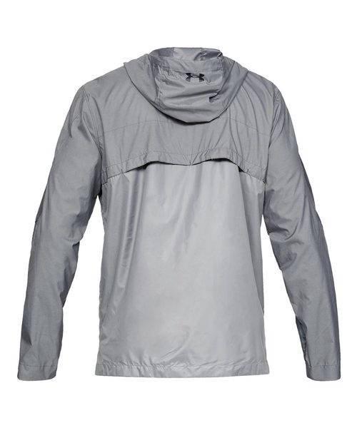 UNDER ARMOUR（アンダーアーマー）の「メンズアウトドアジャケット / プリベイルウィンドブレーカー（ナイロンジャケット・メンズ・ライトグレー/ブラック×グレー・MD/SM/XL/LG）」の19枚目の写真