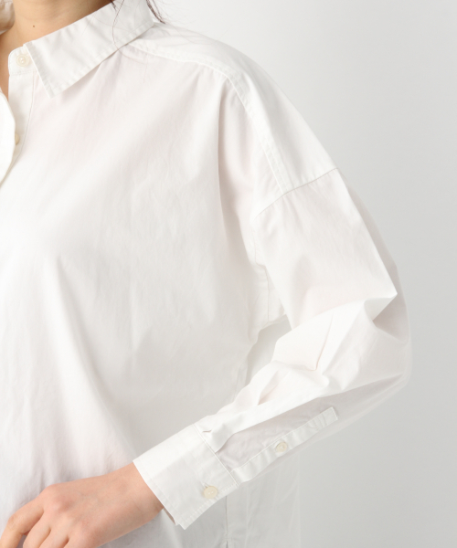 GLOBAL WORK（グローバルワーク）の「レギュラーBIGシャツ長袖/818575（シャツ/ブラウス・レディース・ライトブルー/ネイビー/ブルー/ホワイト/グリーン・MEDIUM/LARGE）」の13枚目の写真