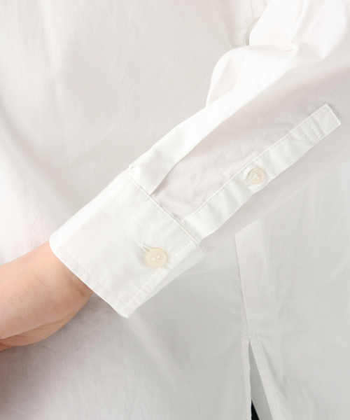 GLOBAL WORK（グローバルワーク）の「レギュラーBIGシャツ長袖/818575（シャツ/ブラウス・レディース・ライトブルー/ネイビー/ブルー/ホワイト/グリーン・MEDIUM/LARGE）」の11枚目の写真