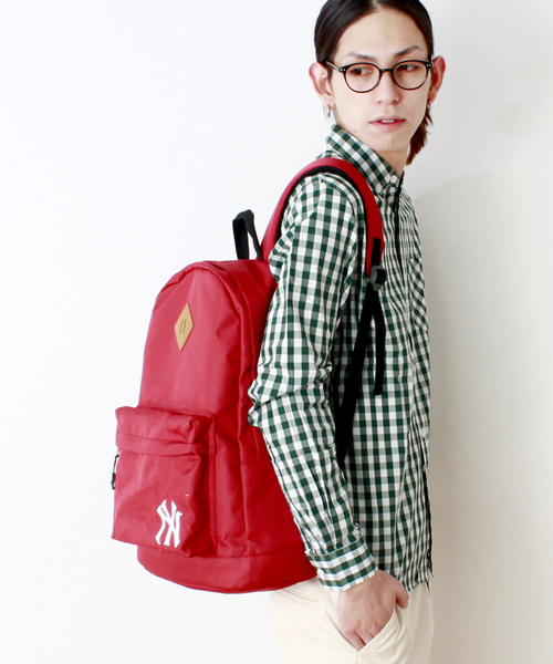 WEGO(ウィゴー)の「WEGO/NYリュック(バックパック/リュック・メンズ・ブラック/ネイビー/ワイン/サックスブルー/パープル/グレー/その他1/レッド・FREE)」の7枚目の写真