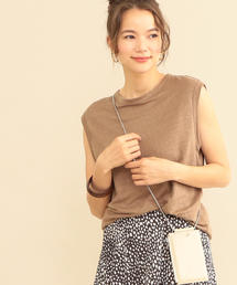 BEAUTY&YOUTH UNITED ARROWS | BY∴ LINIFICIOリネンジャージーノースリーブカットソー(Tシャツ/カットソー)