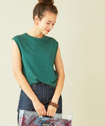 BEAUTY&YOUTH UNITED ARROWS | BY∴ LINIFICIOリネンジャージーノースリーブカットソーо(Tシャツ/カットソー)