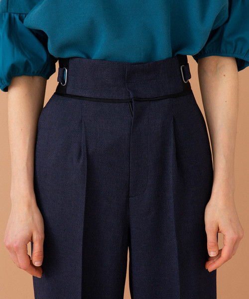 UNITED TOKYO（ユナイテッドトウキョウ）の「リネンライクワイドストレートパンツ（その他パンツ・レディース・ネイビー/ピンク/ベージュ/ブルー/オレンジ/チェリーピンク・1/2/3）」の15枚目の写真