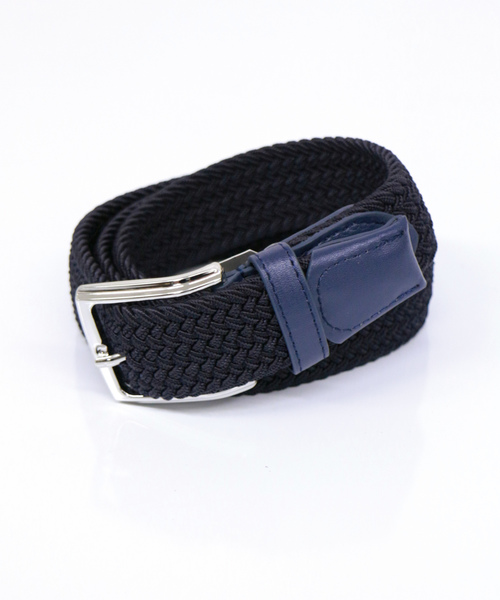 ADPOSION（アドポーション）の「ゴムメッシュベルト（ベルト・メンズ・ブラック/チャコールグレー/ネイビー/オフホワイト/ベージュ/カーキ・FREE）」の6枚目の写真