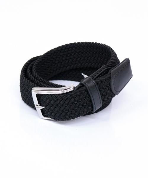 ADPOSION（アドポーション）の「ゴムメッシュベルト（ベルト・メンズ・ブラック/チャコールグレー/ネイビー/オフホワイト/ベージュ/カーキ・FREE）」の3枚目の写真