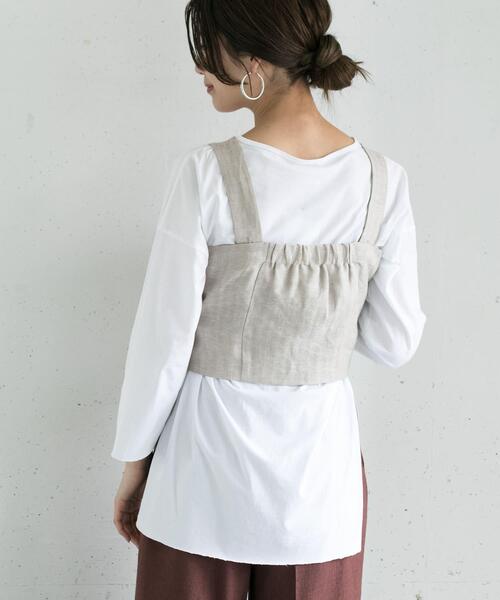 URBAN RESEARCH ROSSO WOMEN（アーバンリサーチ　ロッソ）の「ミックスヘリンボーンビスチェ∴（その他トップス・レディース・ブラック/ミント・FREE）」の3枚目の写真