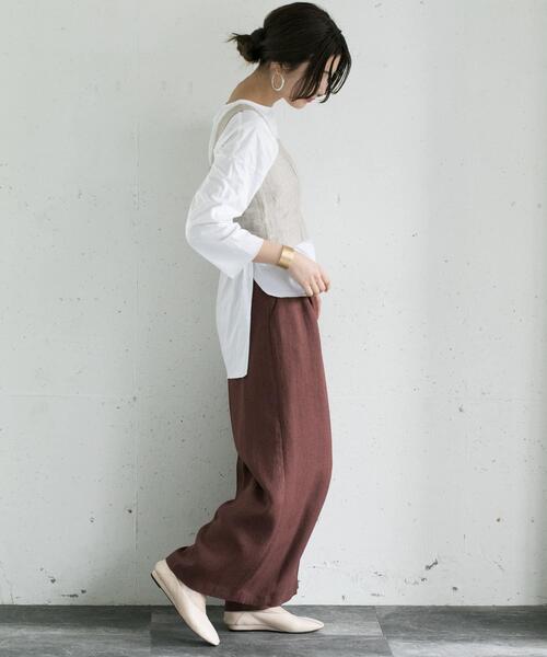 URBAN RESEARCH ROSSO WOMEN（アーバンリサーチ　ロッソ）の「ミックスヘリンボーンビスチェ∴（その他トップス・レディース・ブラック/ミント・FREE）」の5枚目の写真