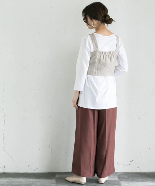 URBAN RESEARCH ROSSO WOMEN（アーバンリサーチ　ロッソ）の「ミックスヘリンボーンビスチェ∴（その他トップス・レディース・ブラック/ミント・FREE）」の7枚目の写真