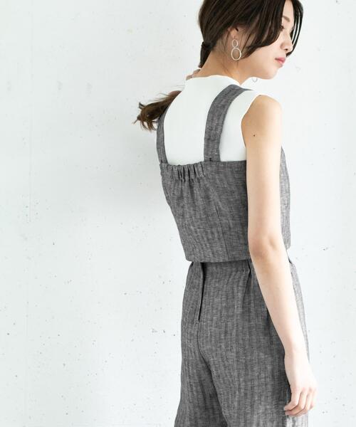 URBAN RESEARCH ROSSO WOMEN（アーバンリサーチ　ロッソ）の「ミックスヘリンボーンビスチェ∴（その他トップス・レディース・ブラック/ミント・FREE）」の14枚目の写真