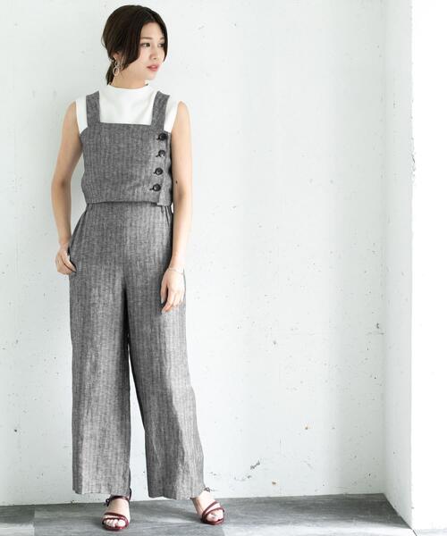 URBAN RESEARCH ROSSO WOMEN（アーバンリサーチ　ロッソ）の「ミックスヘリンボーンビスチェ∴（その他トップス・レディース・ブラック/ミント・FREE）」の16枚目の写真