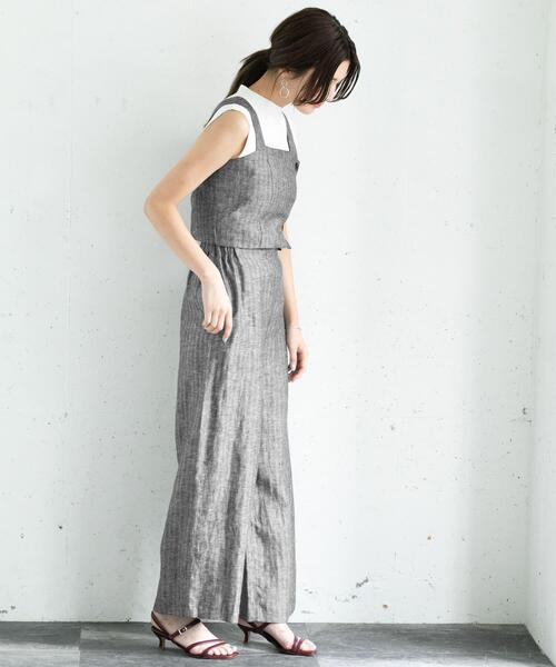 URBAN RESEARCH ROSSO WOMEN（アーバンリサーチ　ロッソ）の「ミックスヘリンボーンビスチェ∴（その他トップス・レディース・ブラック/ミント・FREE）」の17枚目の写真