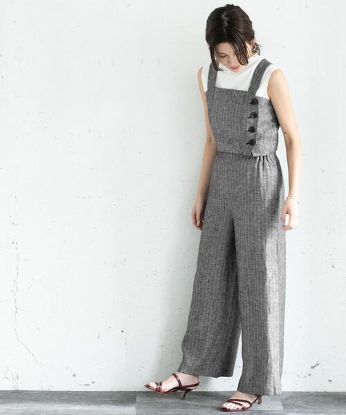 URBAN RESEARCH ROSSO WOMEN（アーバンリサーチ　ロッソ）の「ミックスヘリンボーンビスチェ∴（その他トップス・レディース・ブラック/ミント・FREE）」の18枚目の写真