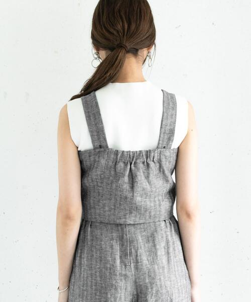 URBAN RESEARCH ROSSO WOMEN（アーバンリサーチ　ロッソ）の「ミックスヘリンボーンビスチェ∴（その他トップス・レディース・ブラック/ミント・FREE）」の21枚目の写真