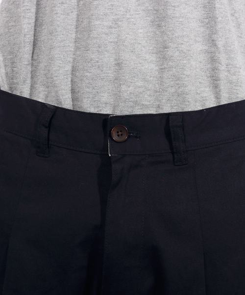 8(eight)(エイト)の「ワイド クロップドパンツ ツイル(チノパンツ・メンズ・ブラック/キャメル/ベージュ/カーキ/ブルー/ネイビー・MEDIUM/LARGE/X-LARGE)」の15枚目の写真