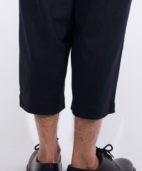 8(eight)(エイト)の「ワイド クロップドパンツ ツイル(チノパンツ・メンズ・ブラック/キャメル/ベージュ/カーキ/ブルー/ネイビー・MEDIUM/LARGE/X-LARGE)」の11枚目の写真