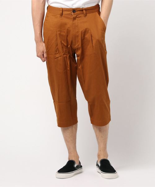 8(eight)(エイト)の「ワイド クロップドパンツ ツイル(チノパンツ・メンズ・ブラック/キャメル/ベージュ/カーキ/ブルー/ネイビー・MEDIUM/LARGE/X-LARGE)」の13枚目の写真