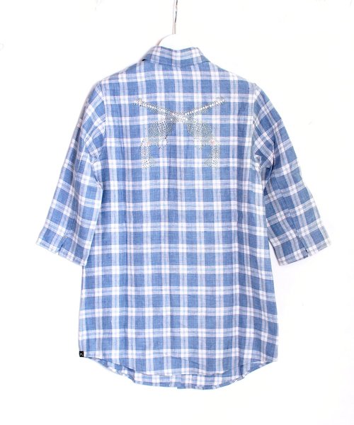 roarguns（ロアーガンズ）の「LINEN TOP CHECK SHIRTS（シャツ/ブラウス）」 WEAR