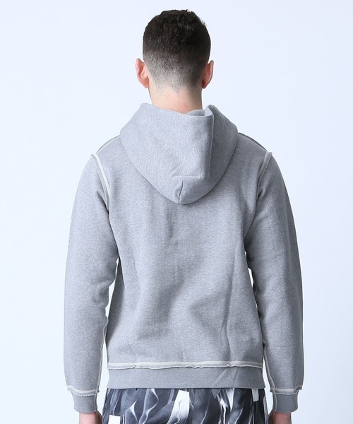 markaware（マーカウェア）の「【MARKAWARE】裏糸切替パーカー/A19C-10CS02C（パーカー・メンズ・ブラック/オリーブ/ライトグレー・1/2）」の11枚目の写真