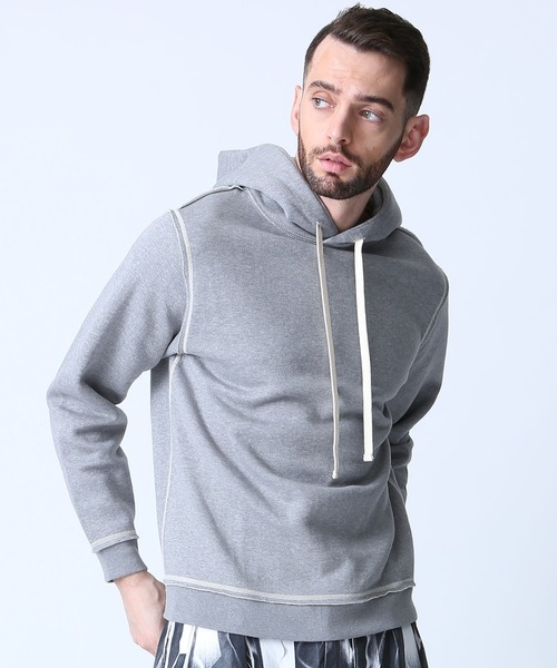 markaware（マーカウェア）の「【MARKAWARE】裏糸切替パーカー/A19C-10CS02C（パーカー・メンズ・ブラック/オリーブ/ライトグレー・1/2）」の22枚目の写真