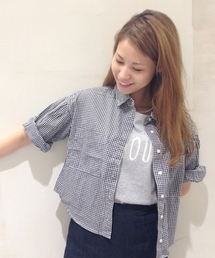 Chico | ギンガムオーバーBL(シャツ/ブラウス)