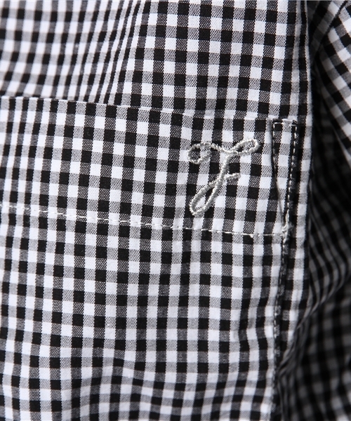 Chico（チコ）の「ギンガムオーバーBL（シャツ/ブラウス・レディース・ブラック・FREE）」の10枚目の写真